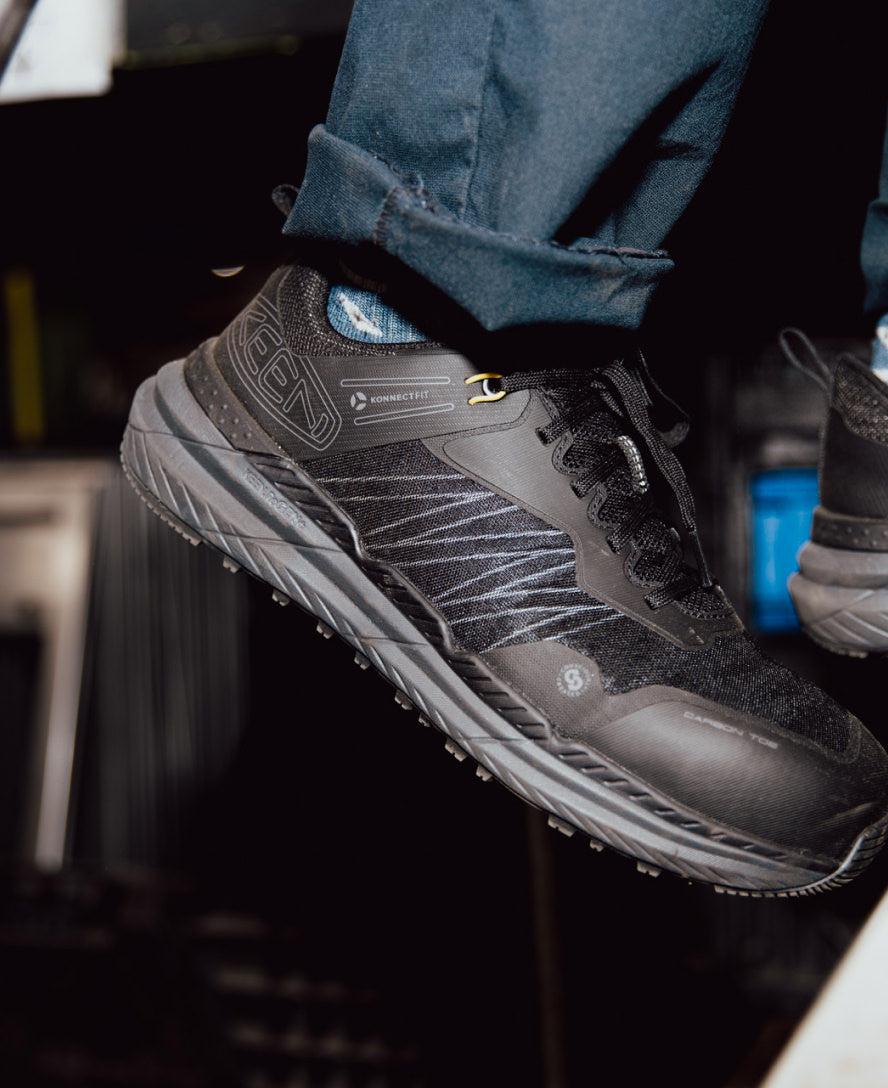 Men's Speedworks Work Sneaker (Carbon Toe) - Black/Steel Grey