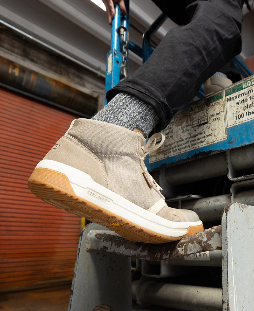 Men's Kenton Mid Work Shoe (Carbon Toe) - Brindle/Gum
