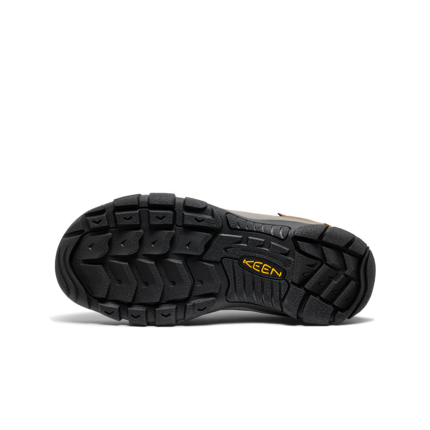 Men's Brixen Waterproof Shoe Wide - Slate Black/Madder Brown