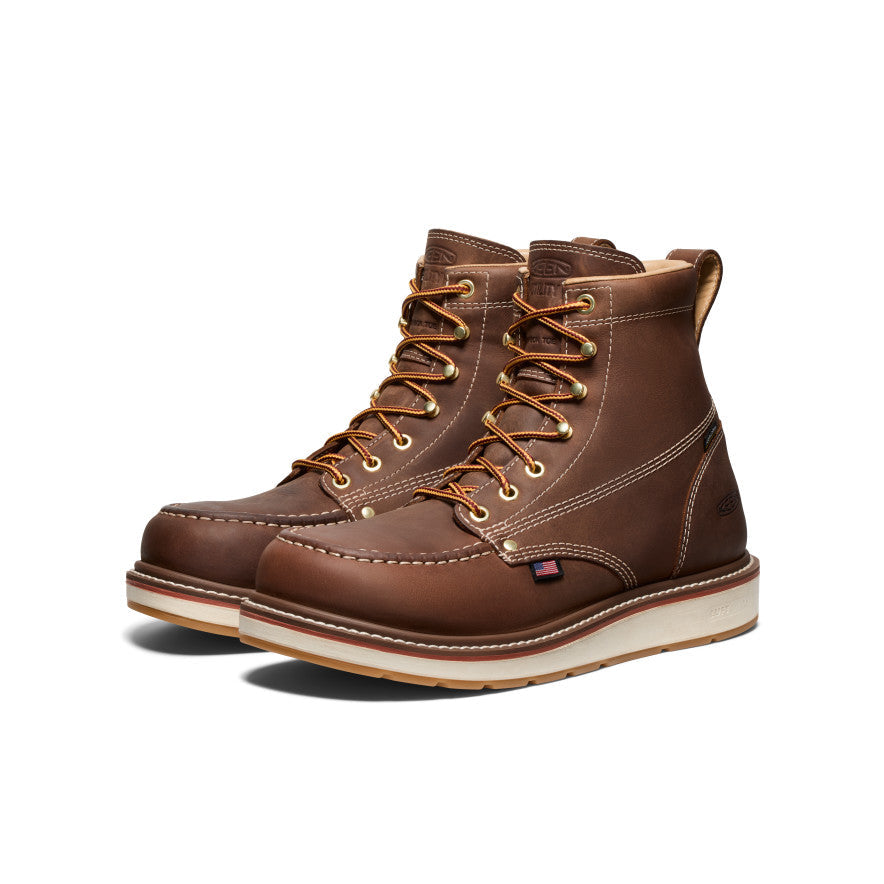 Men's Liberty 6" Waterproof Boot (Carbon Toe) - Chestnut/Gum