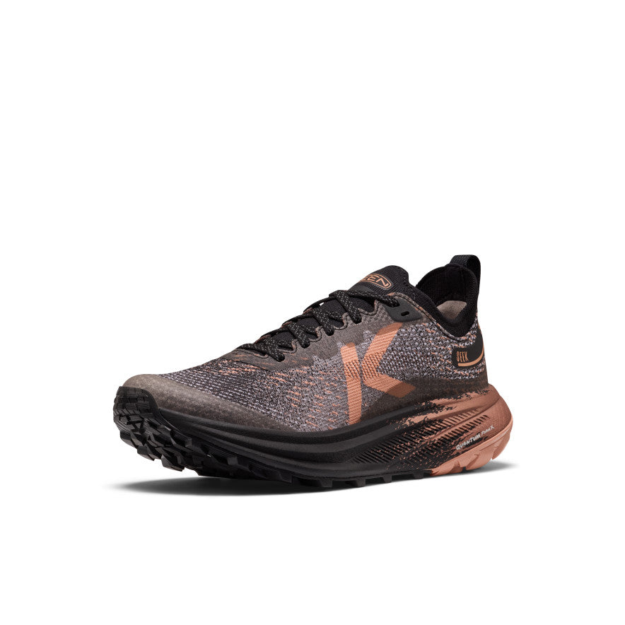 Women's Seek Trail Running Shoe - Black/Rose Gold