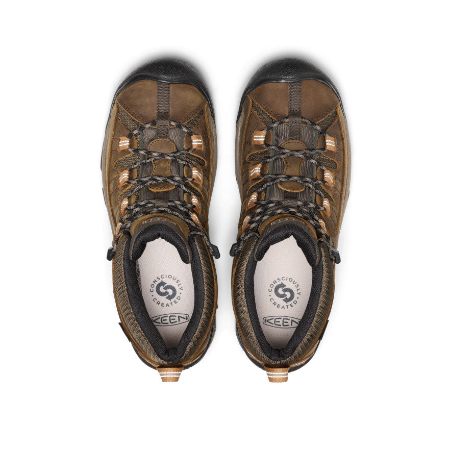 Men's Targhee II Waterproof Mid Wide - Black Olive/Chipmunk