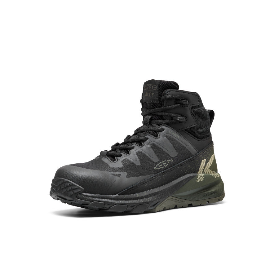 Men's Targhee Blur Waterproof Work Boot (Carbon Toe) - Forest Night/Black