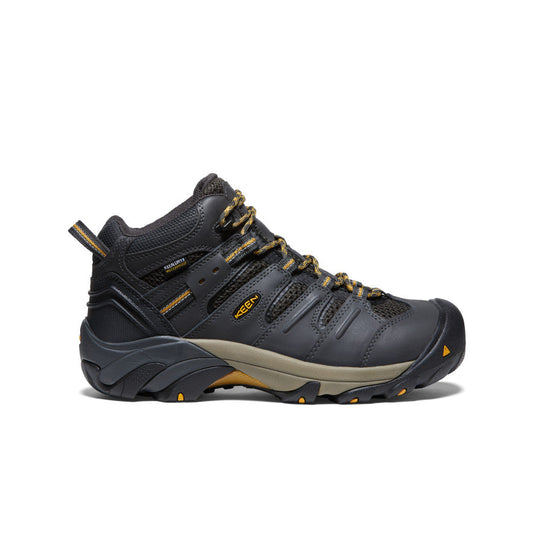 Men's Lansing Mid Waterproof (Steel Toe) - Raven/Tawny Olive