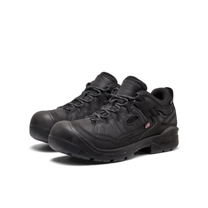 Men's Targhee IV Waterproof Work Shoe (Soft Toe) - Black/Black