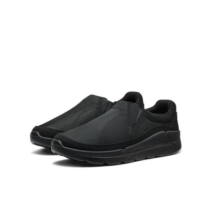 Men's KM2 Leather Slip-On - Black/Black