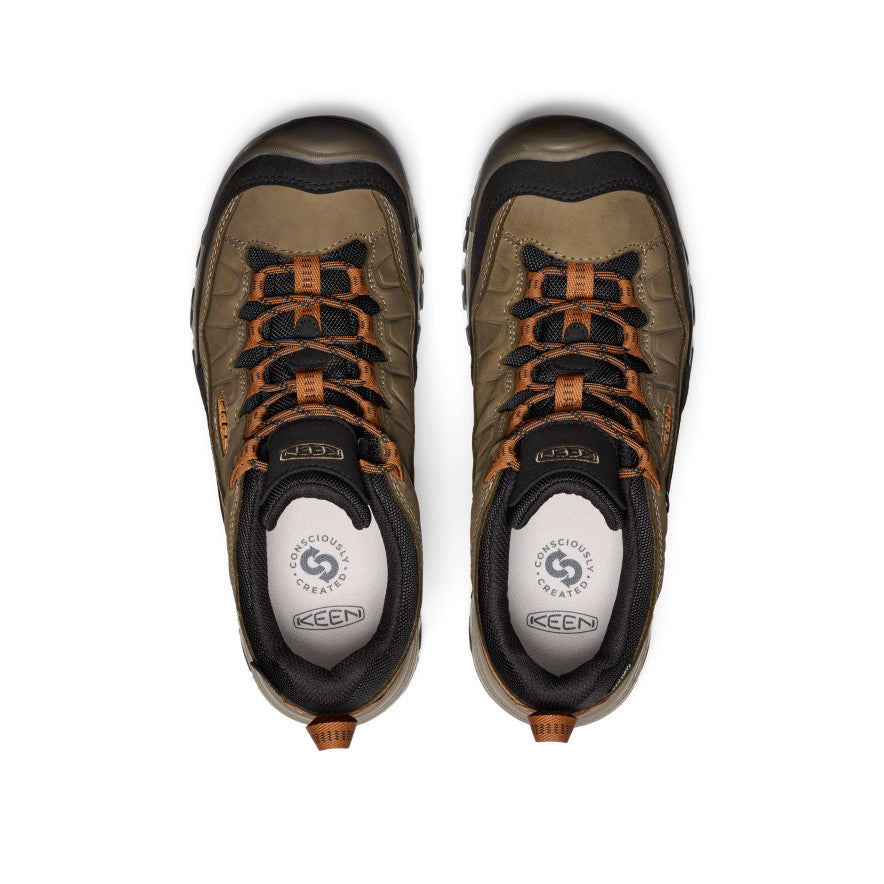 Men's Targhee IV Wide Waterproof Hiking Shoe - Sea Turtle/Roasted Pecan