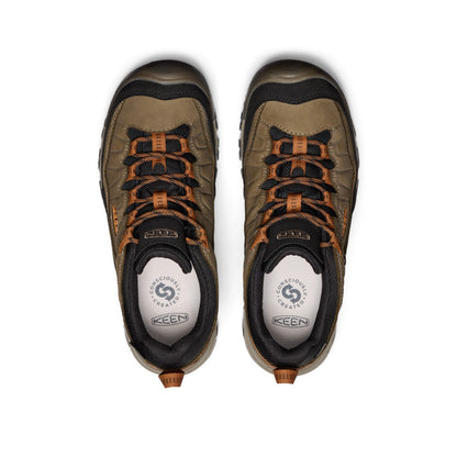 Men's Targhee IV Wide Waterproof Hiking Shoe - Sea Turtle/Roasted Pecan
