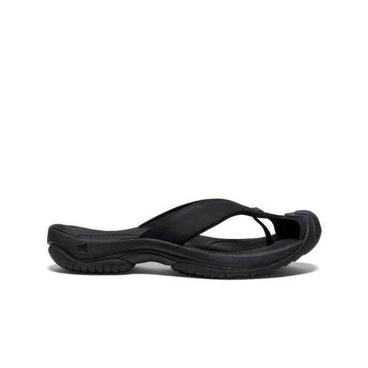 Men's Waimea Leather Flip-Flop - Black/Black