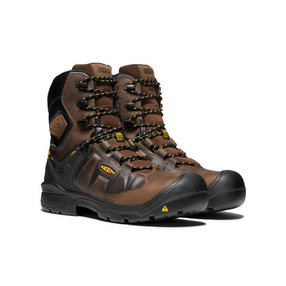 Men's Dover 8" Insulated Waterproof Boot (Carbon Toe) - Dark Earth/Black