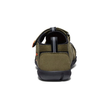 Big Kids' Seacamp II CNX - Dark Olive/Gold Flame