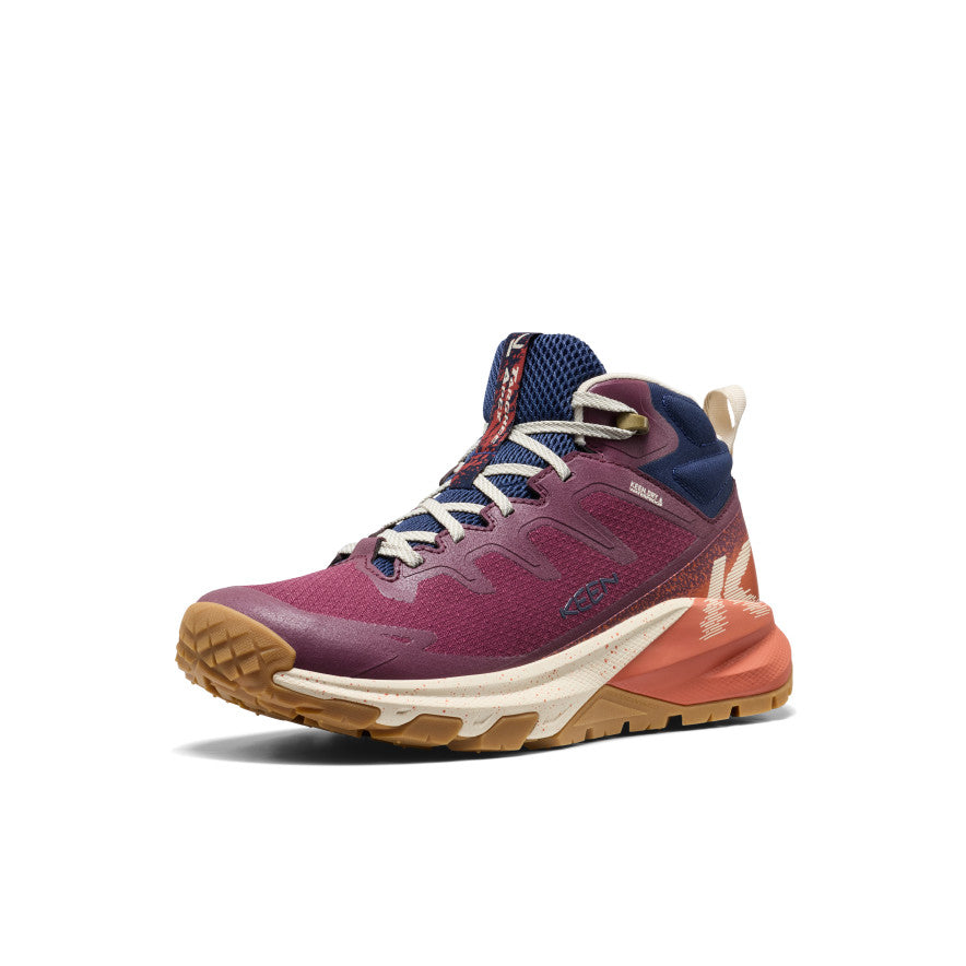 Women's Targhee Apex Waterproof Hiking Boot - Fig/Burnt Brick