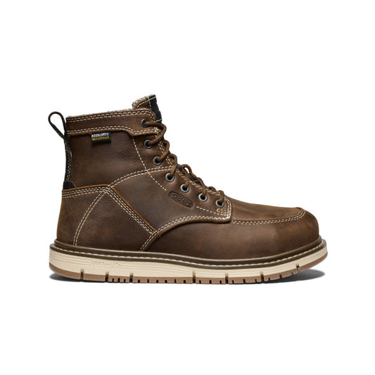 Women's San Jose 6" Waterproof Boot (Aluminum Toe) - Cascade Brown/Gum