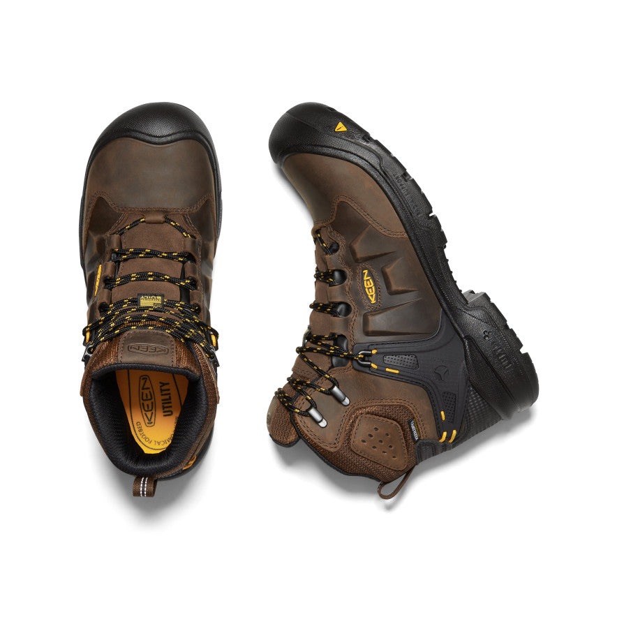 Men's Dover 6" Waterproof (Carbon Toe) - Dark Earth/Black