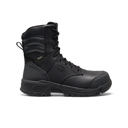 Men's CSA Evanston+ 8" Waterproof Boot (Carbon Toe) - Black/Black