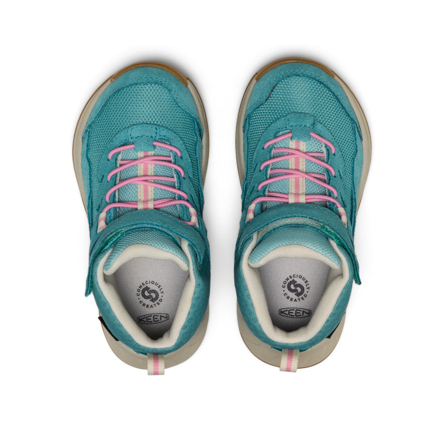 Little Kids' Hightrail Waterproof Hiking Boot - Brittany Blue/Cashmere Rose