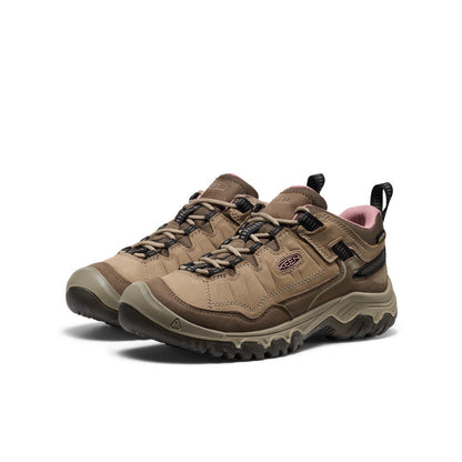 Women's Targhee IV Waterproof Hiking Shoe - Brindle/Nostalgia Rose