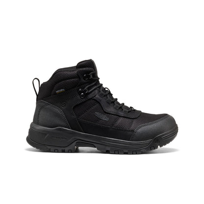 Men's Skokie Waterproof Work Boot (Soft Toe) - Black/Black