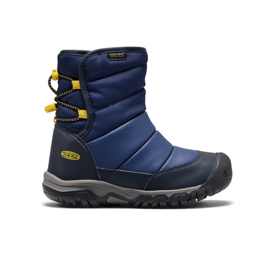 Big Kids' Puffrider Waterproof Winter Boot - Naval Academy/Mango Mint