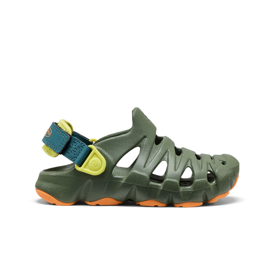 Little Kids' HyperFLT Clog - Bronze Green/Orange Peel