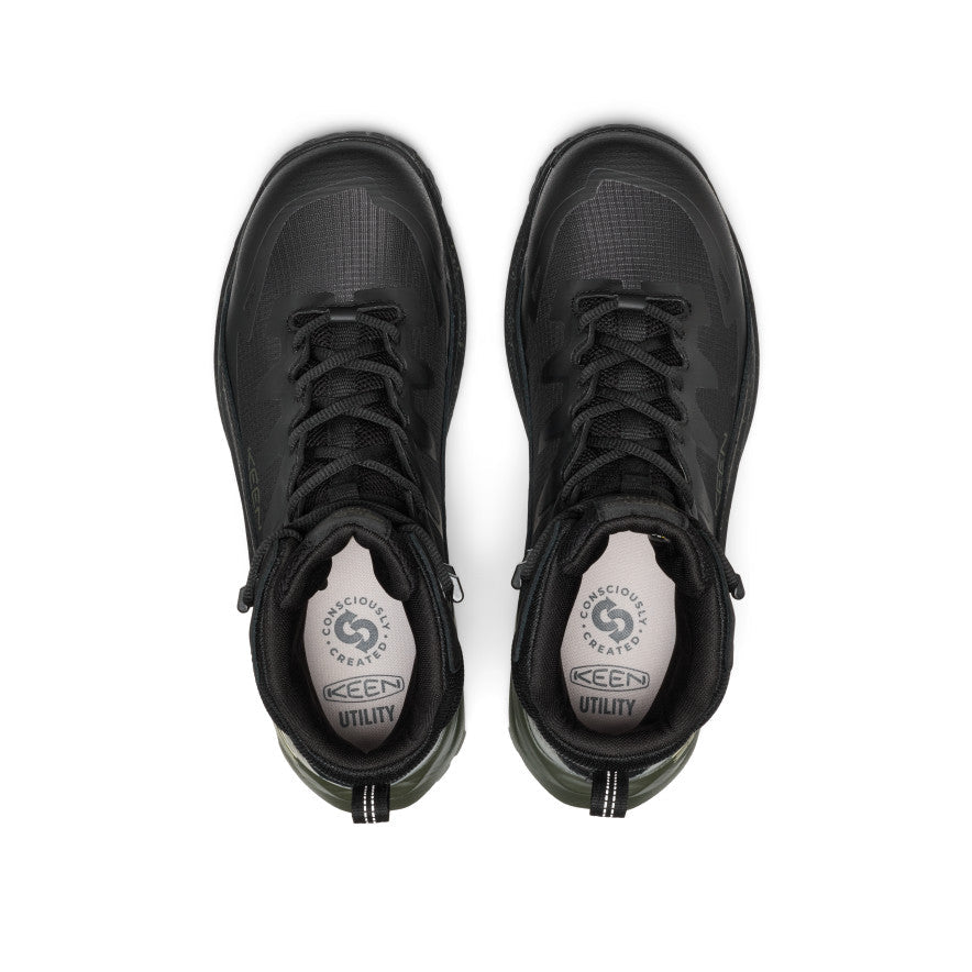 Men's Targhee Blur Waterproof Work Boot (Carbon Toe) - Forest Night/Black