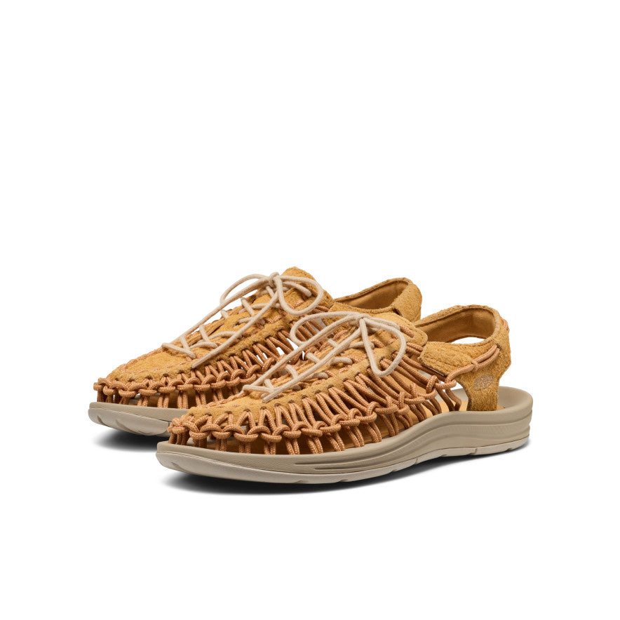 All Gender UNEEK Leather Sneaker - Oak Buff/Plaza Taupe