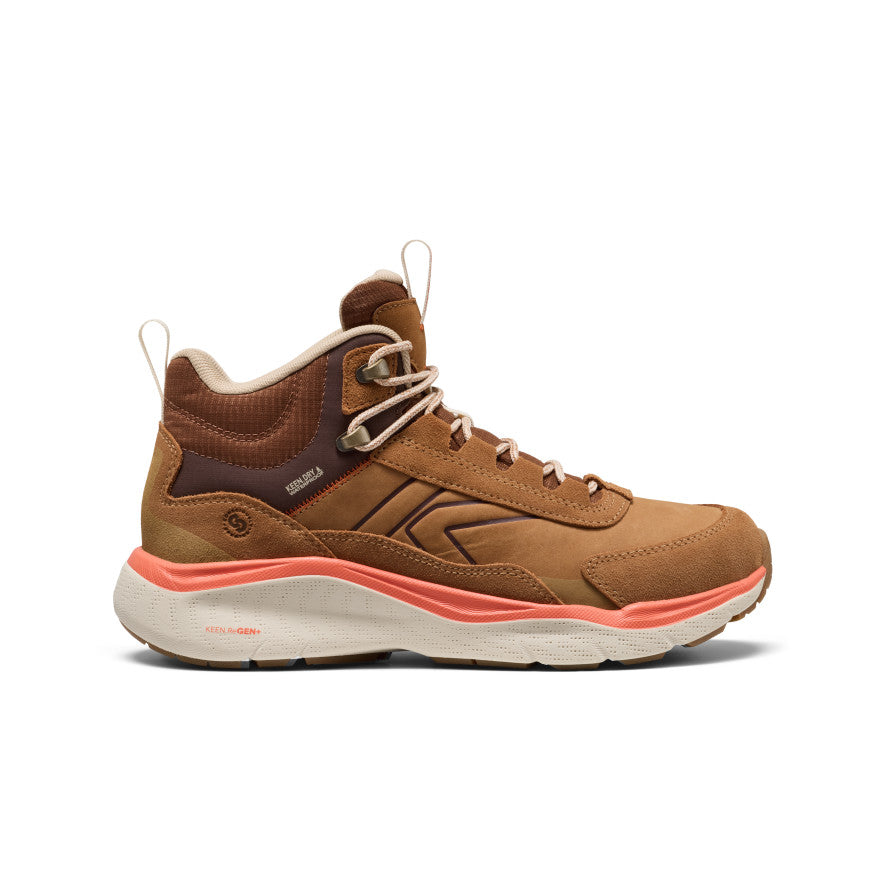 Women's Leiki Waterproof Leather Hiking Boot - Chipmunk/Birch