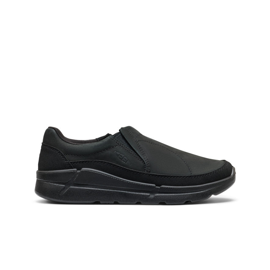 Men's KM2 Leather Slip-On - Black/Black