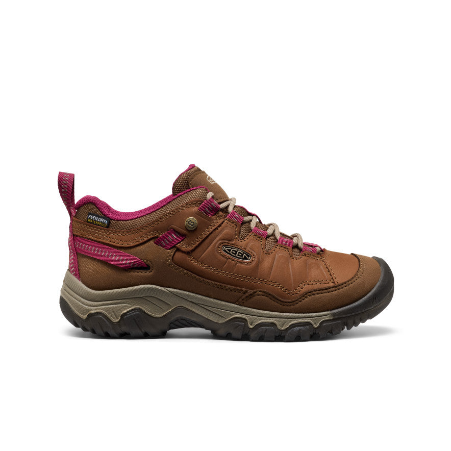 Women's Targhee IV Waterproof Hiking Shoe - Bison/Beaujolais