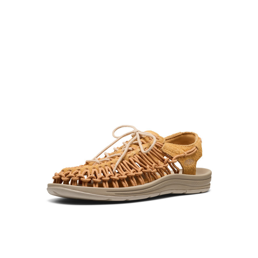 All Gender UNEEK Leather Sneaker - Oak Buff/Plaza Taupe