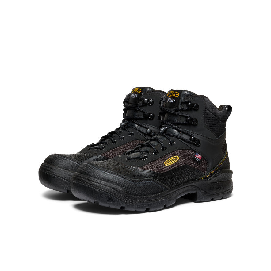 Men's Stronglite Waterproof Boot (Carbon Toe) - Black/Black