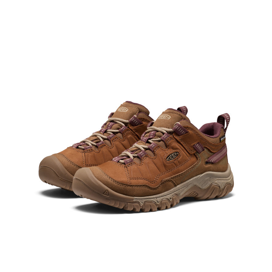 Women's Targhee IV Waterproof Hiking Shoe - Bison/Huckleberry