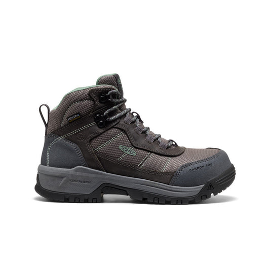 Women's Skokie Waterproof Work Boot (Carbon Toe) - Magnet/Black