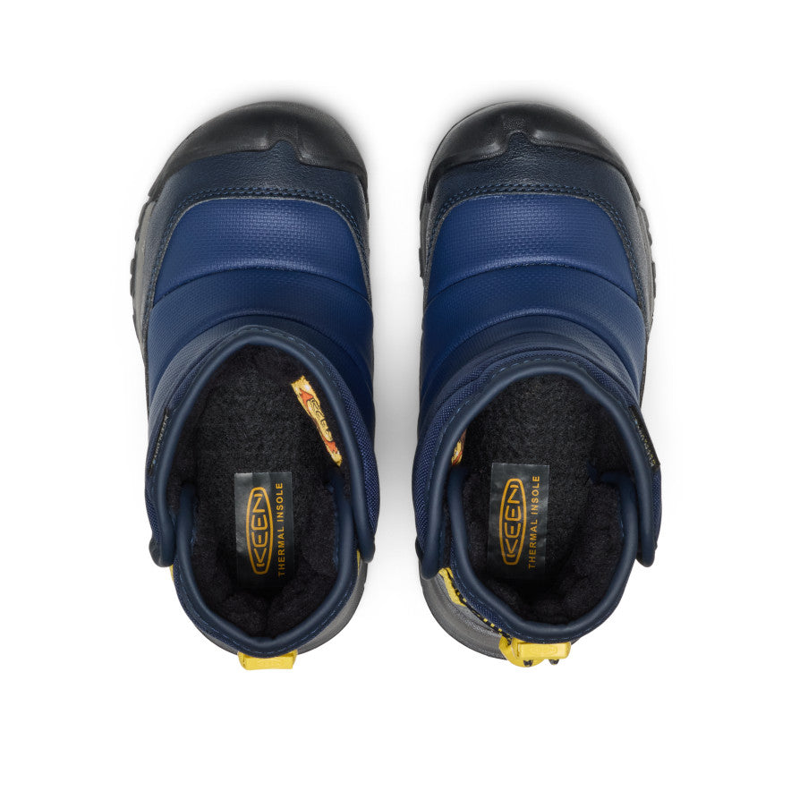 Little Kids' Puffrider Waterproof Winter Boot - Naval Academy/Mango Mint