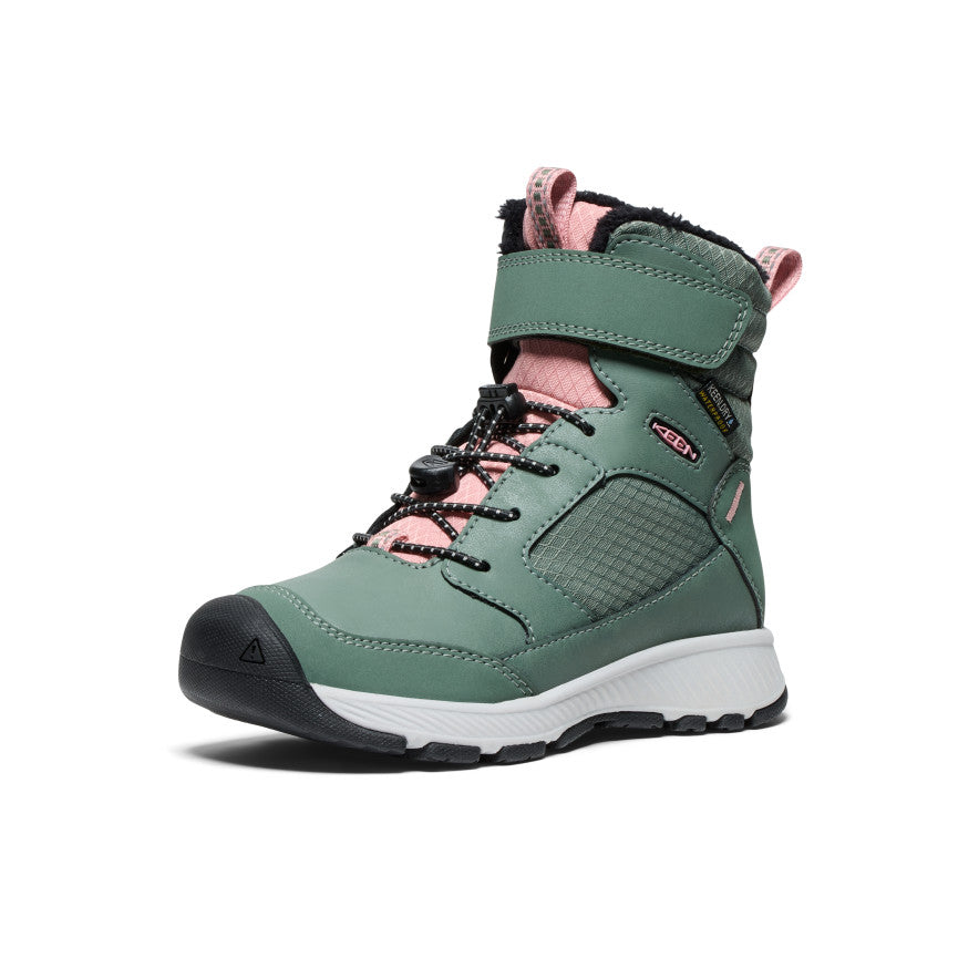 Little Kids' Skua Waterproof Winter Boot - Dark Forest/Rose Elegance