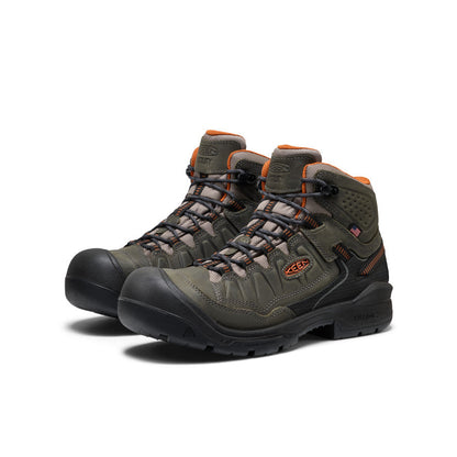 Men's Targhee IV Waterproof Work Boot (Carbon Toe) - Magnet/Black