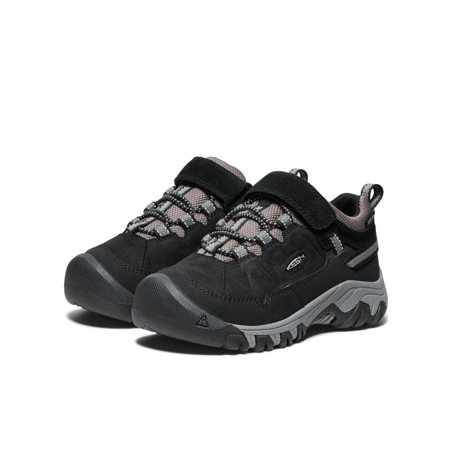 Little Kids' Targhee IV Waterproof Hiking Shoe - Black/Steel Grey