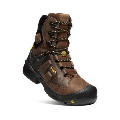 Men's Dover 8" Waterproof Boot (Carbon Toe) - Dark Earth/Black