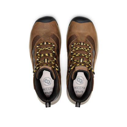Men's Highframe Waterproof Work Boot (Steel Toe) - Dark Earth/Black