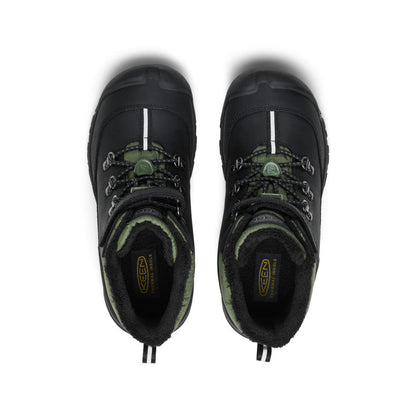 Big Kids' Kanibou Waterproof Winter Boot - Black/Bronze Green