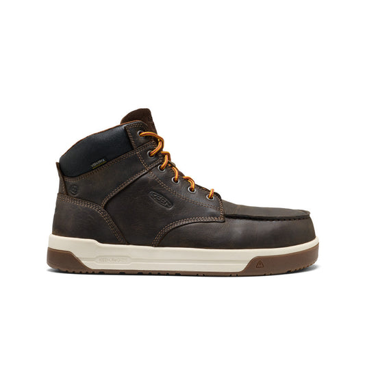 Men's Gibson Waterproof Work Boot (Carbon Toe) - Cascade Brown/Gum