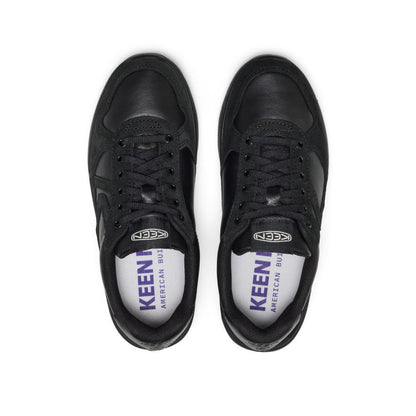 Women's KM2 Leather Jogger - Black/Black