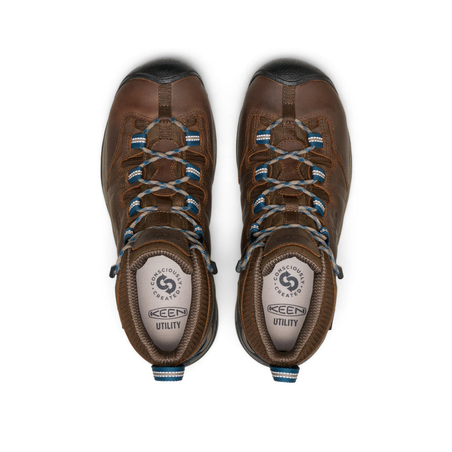 Men's Detroit XT Waterproof Boot (Steel Toe) - Cascade Brown/Orion Blue