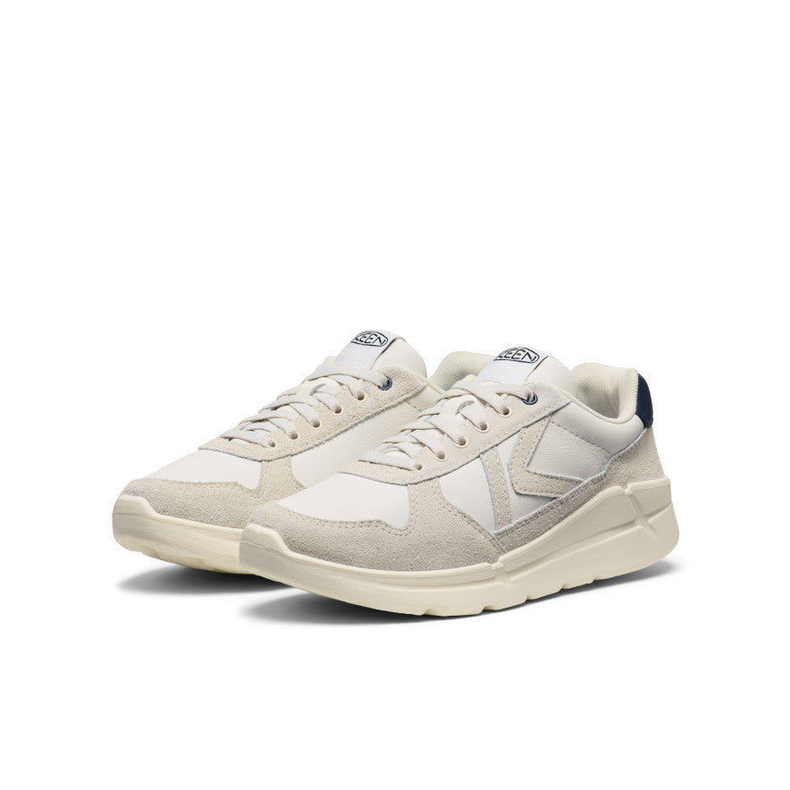 Women's KM2 Leather Jogger - Birch/Naval Academy