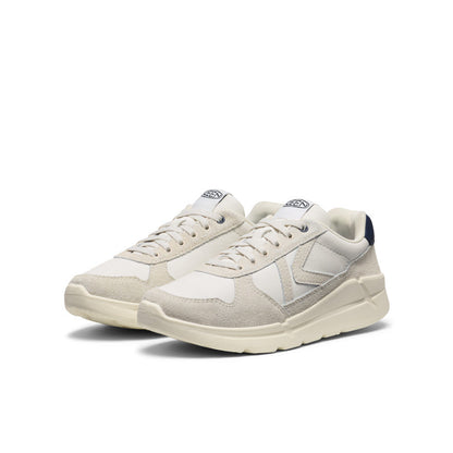 Women's KM2 Leather Jogger - Birch/Naval Academy