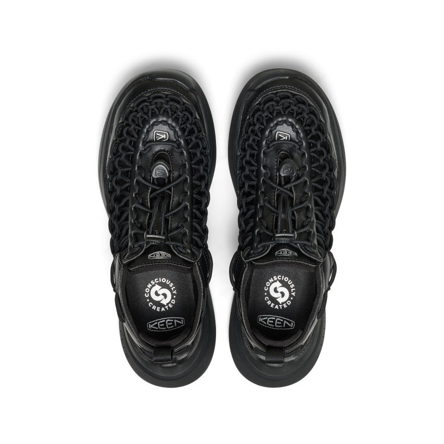 Women's UNEEK WK SNIDEL Sneaker - Black/Silver