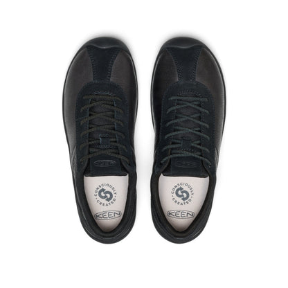 Women's Jasper Decon Leather Sneaker - Black/Black