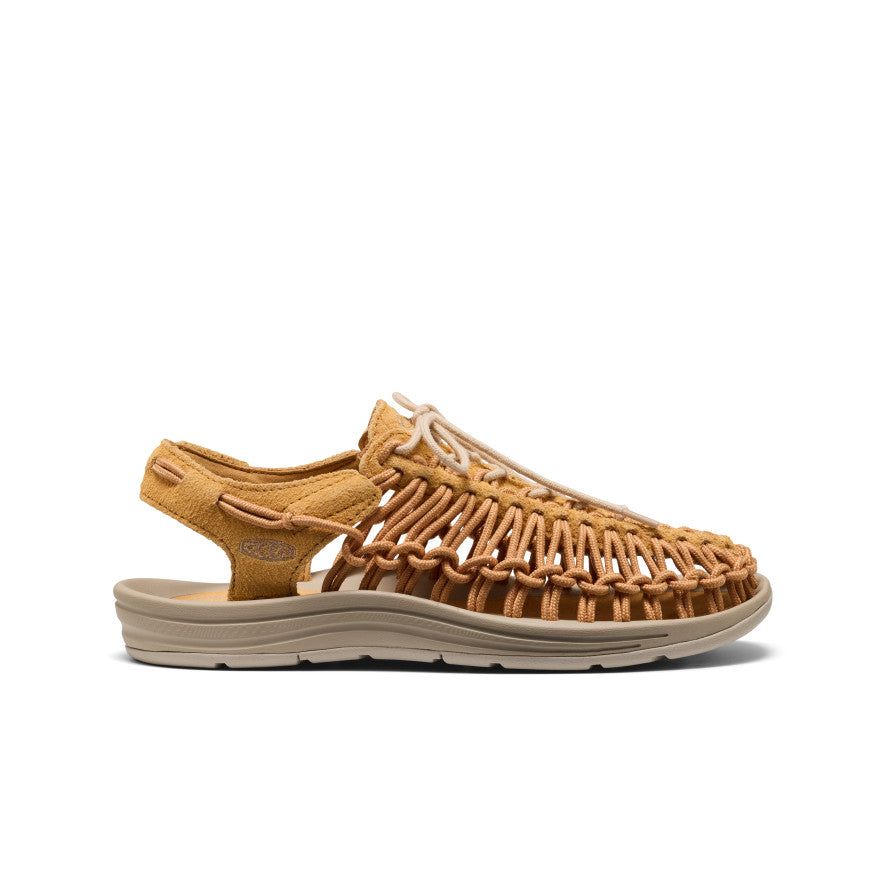 All Gender UNEEK Leather Sneaker - Oak Buff/Plaza Taupe