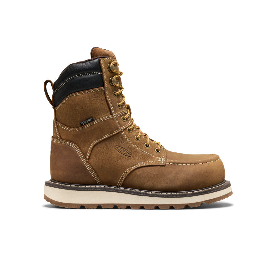 Men's Cincinnati 8" Waterproof Boot (Carbon Toe) - Belgian/Sandshell