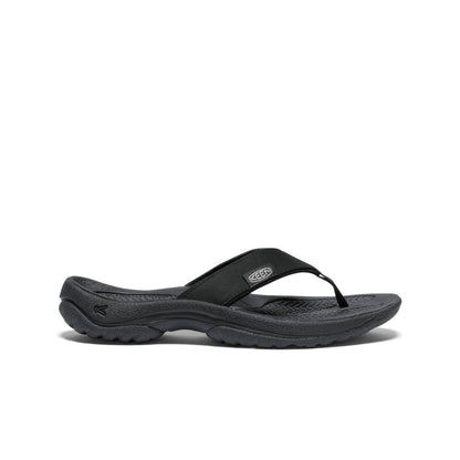Women's Kona Leather Flip-Flop - Black/Vapor